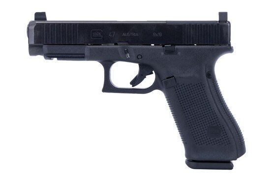 Glock 47 full-size optic-ready 9mm pistol.